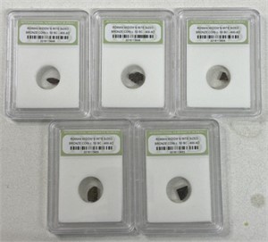 (5) ANCIENT  ROMAN GRADED COINS