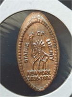 Statue of Liberty smashed Penny token