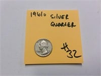1961d silver quarter