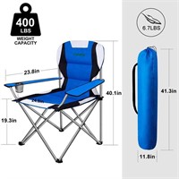 Camabel Folding Adult Camp Chairs-blue