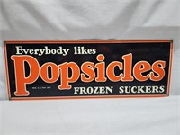 Popsicles Advertising Sign