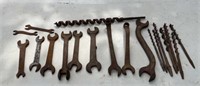 Vintage Wrenches,Wood Bits