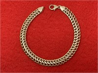 7in. 14k. Yellow Gold Italy Bracelet 4.44 Grams
