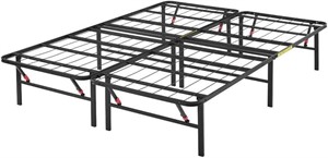 Foldable, 14" Metal Platform Bed Frame - Full