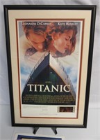 TITANIC Movie Poster NUMBERED w/ FILM Cell