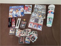 Hockey cards, books, cups, and more