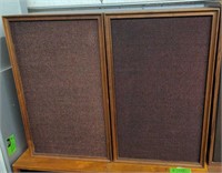 Pair of Vtg. House speakers 23"x14"x10" bidding