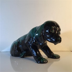 BLUE MOUNTAIN POTTERY DOG FIGURINE