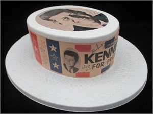 John F. Kennedy Signed Election Promo Hat