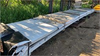 (10) Clean 16" PVC wall panel 20' long (See link)