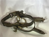 VERY OLD HANDMADE SPURS, WELL USED