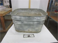 Old laundry tub for garden