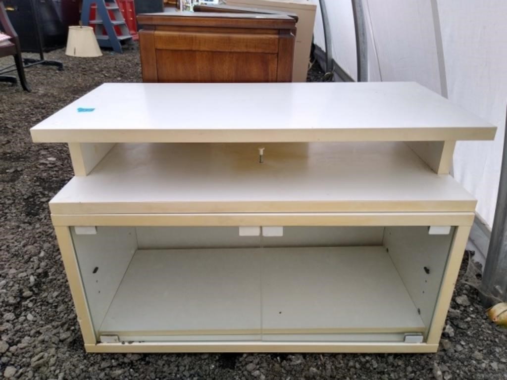 Spinning Tv Stand With Cabinet