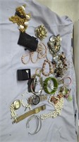 Estate Jewelry & Watches Lot 
Tangled Mess,