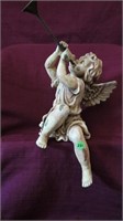 Shelf Angel with horn (9" off the shelf, approx. 9