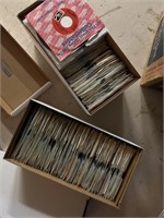 2 boxes of 45 records (Belco Label)