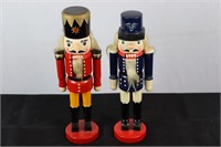 Two Nutcrackers (Approx. 13" Tall)
