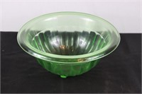 Green Glass Bowl