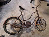 Vintage belt driven Sunshine bicycle