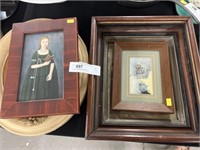 Framed Needlepoint and Prints