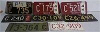 8 Wisconsin License Plates