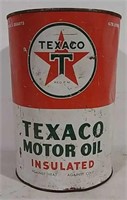 Texaco Motor Oil 5 Qt Can