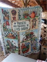 Friends throw, tea towels & runner