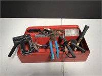Selection of Tools in Metal Tool Box