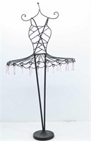 Metal Ballerina Jewelry Stand