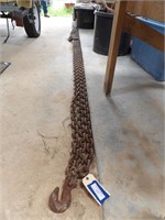 Approx. 70' of Heavy Chain w/ Both Hooks