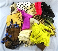 11 PC WOMENS SCARFSVARIETY OF COLORS & SIZES