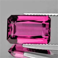 Natural Hot Pink Tourmaline 1.15 Cts { Flawless-VV