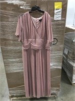 SLNY Womens Gown/Dress - Faded Rose - Size 20W