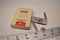 Zippo Advertising Pocket knife with Box *SC