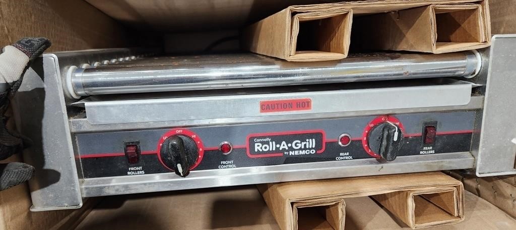 Connolly Roll-A-Grill, Hot dog cooker. Approx