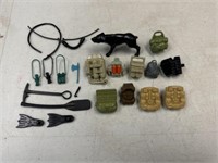 GI JOE MISC. BACKPACKS & ACCESSORIES LOT