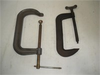 (2) 8 inch C-Clamps