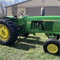 John Deere 4000 diesel tractor, open station, 34”