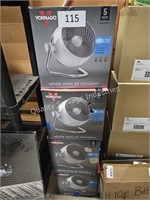 4- vornado whole room fans