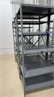 (2) 6-Tier Metal Shelving Units, 5- Tier Metal