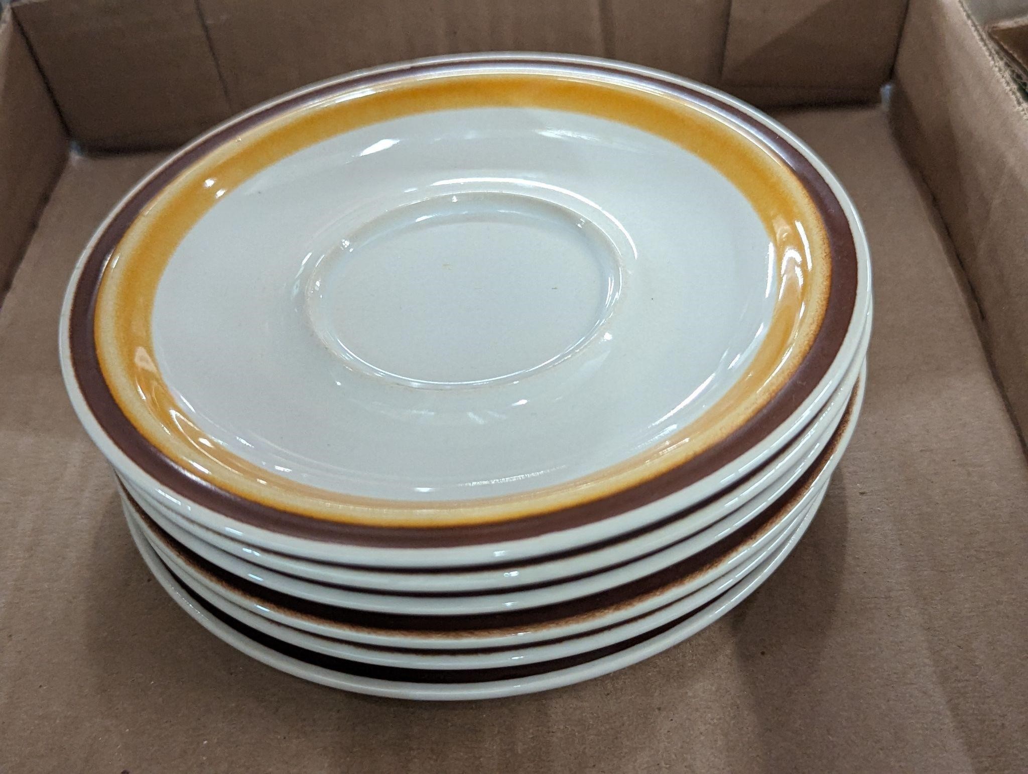 Chadd's Ford stoneware plates lot japan saucers
