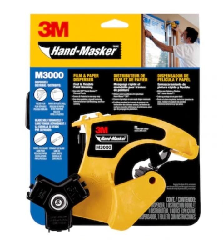 3M Hand Masker Masking Tape Dispenser M3000