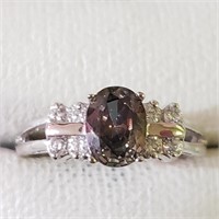 $100 Silver Mystic Topaz Ring