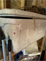 STYROFOAM COOLER WITH ROPE