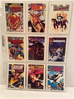 9 X 1991 1st Covers Trading Cards