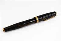 Parker Vacumatic Fountain Pen Gold Bronze Stripe