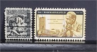 2 U.S. 4 Cent Postage Stamps