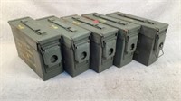 (5) 30 Caliber Ammo Cans