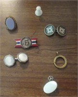 Small group of pins including: Army-Navy