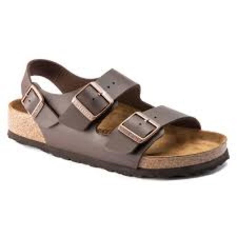 Birkenstock Men's 12 Milano Sandal, Brown 12